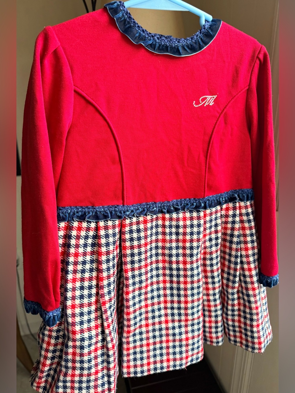 Miranda Spain Girls Red Plaid Dress – Size 5T – Spanish Boutique